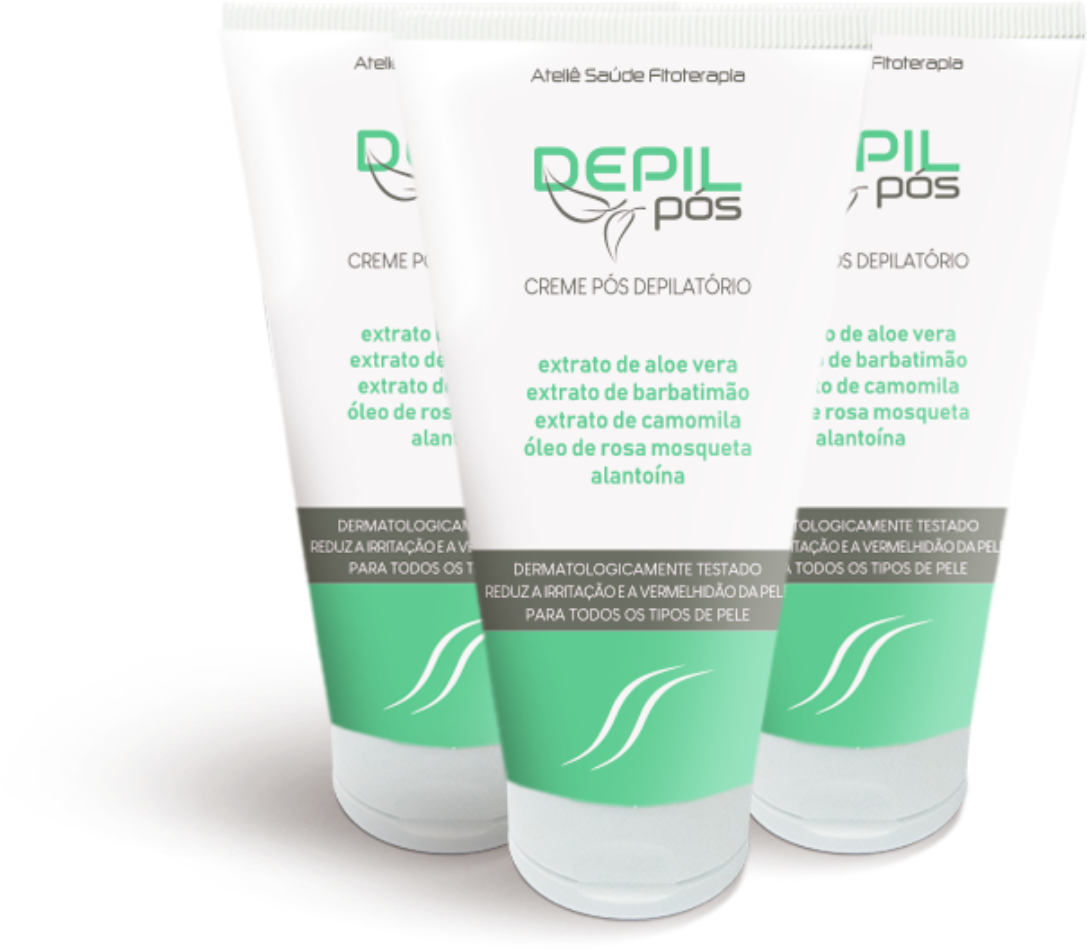 Imagem - 3 Bisnagas de Creme pós depilatório Depilpós